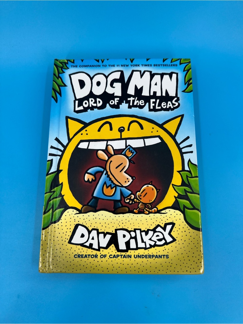 Dog Man Lord of the Fleas Book 5 Dav Pilkey Hardcover Graphic Novel